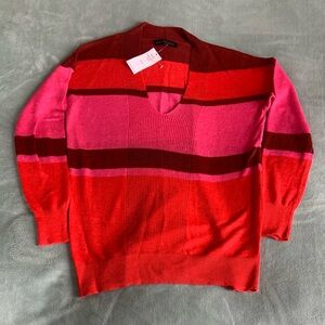 Banana Republic Linen Viscose Long Sleeve Top V-Neck NWT